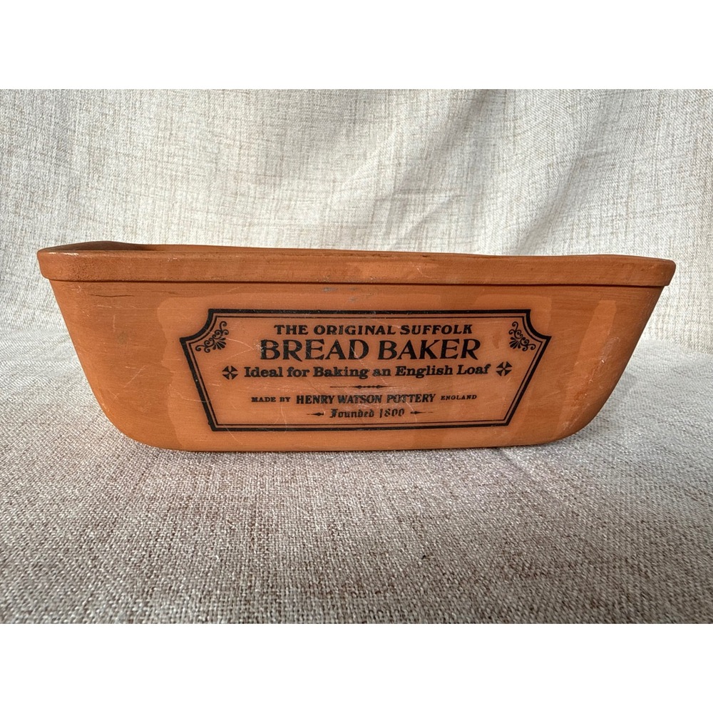 Henry Watson Bread Baker Terracotta Excellent Vintage Suffolk Loaf Pan